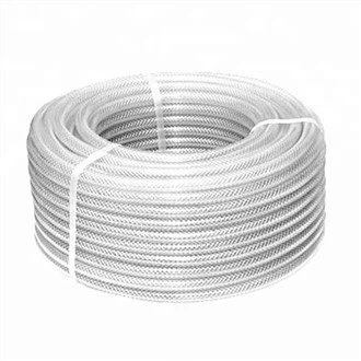 Przewody plecione z przezroczystego PVC
