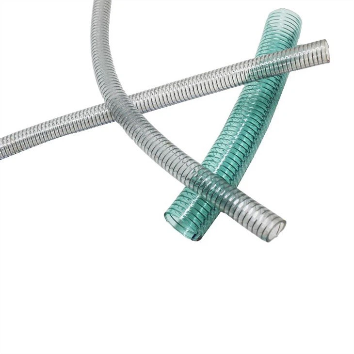 spiral spring central pvc steel hose-4